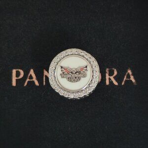 Pandora Carolina Thunderbirds Hockey Team Bead Charm Pendant S925 Silver